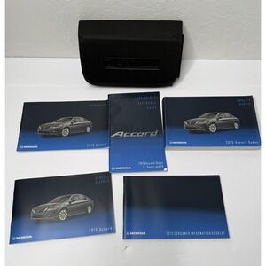 Honda Accord Sedan 2013 Owners Manual With Case Black Autos Cars Driving